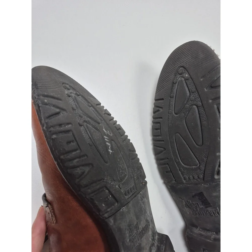 Allen Edmonds Badlands Shoes Mens Size 11.5 D Brown Leather Derby Rubber Sole
